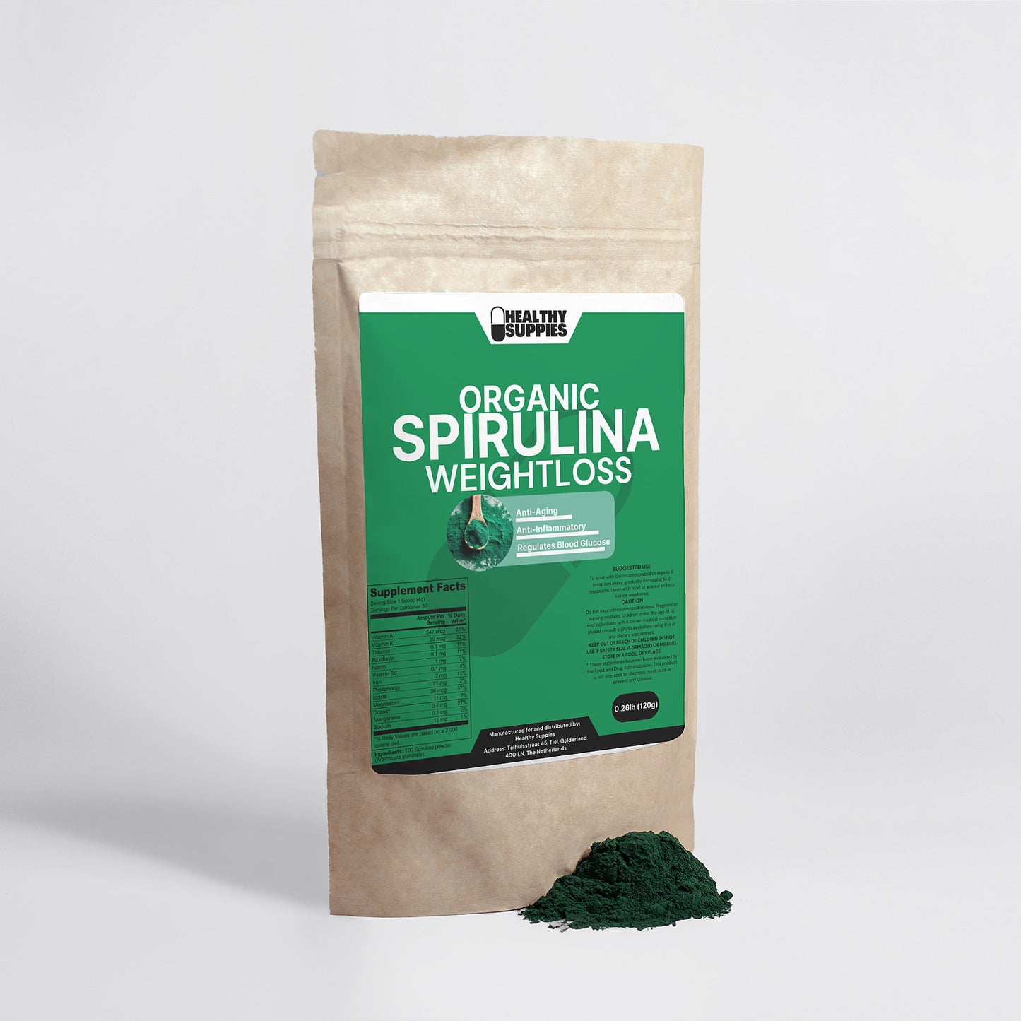 Organic Spirulina Powder